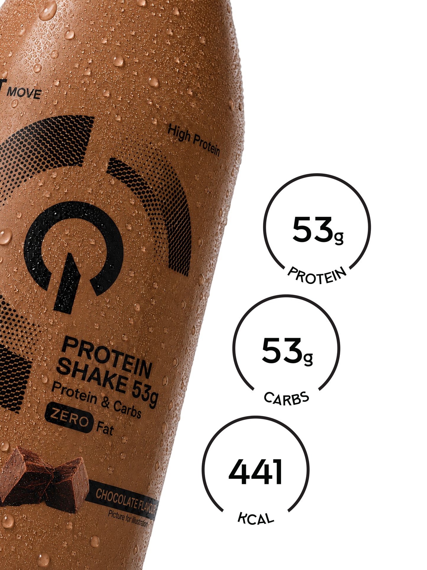 Protein Shake (Chocolate - Glass Bottle) 12x500ml