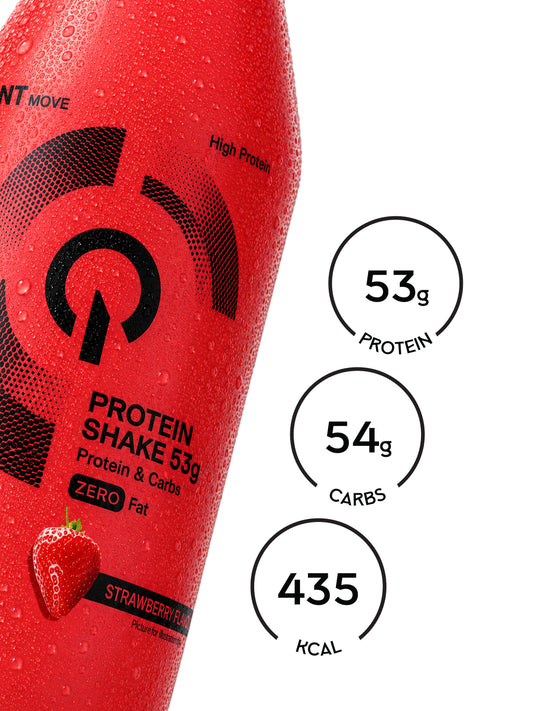 Protein Shake (Strawberry - Glass Bottle) 12x500ml