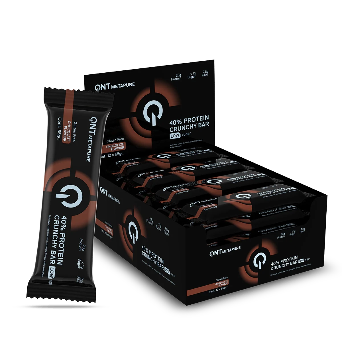 40% Protein Crunchy Bar (Chocolate flavor) 12x65g