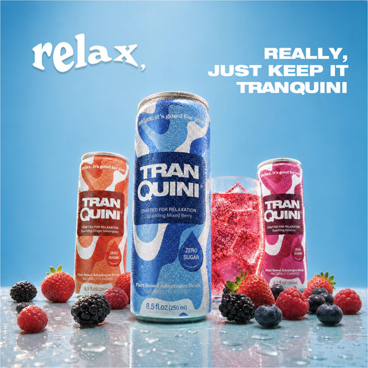 Tranquini Mixed Berry Flavour Sparkling Hydrating Tonic