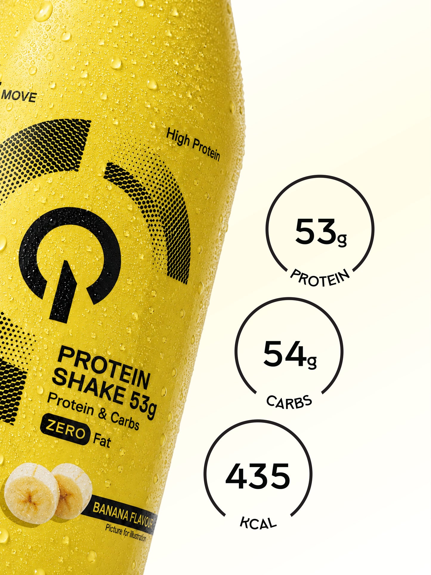 Protein Shake (Banana - Glass Bottle) 12x500ml