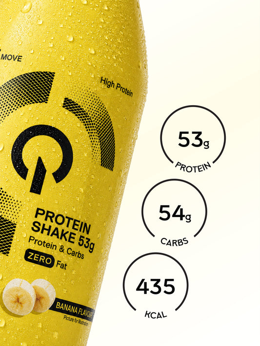 Protein Shake (Banana - Glass Bottle) 12x500ml