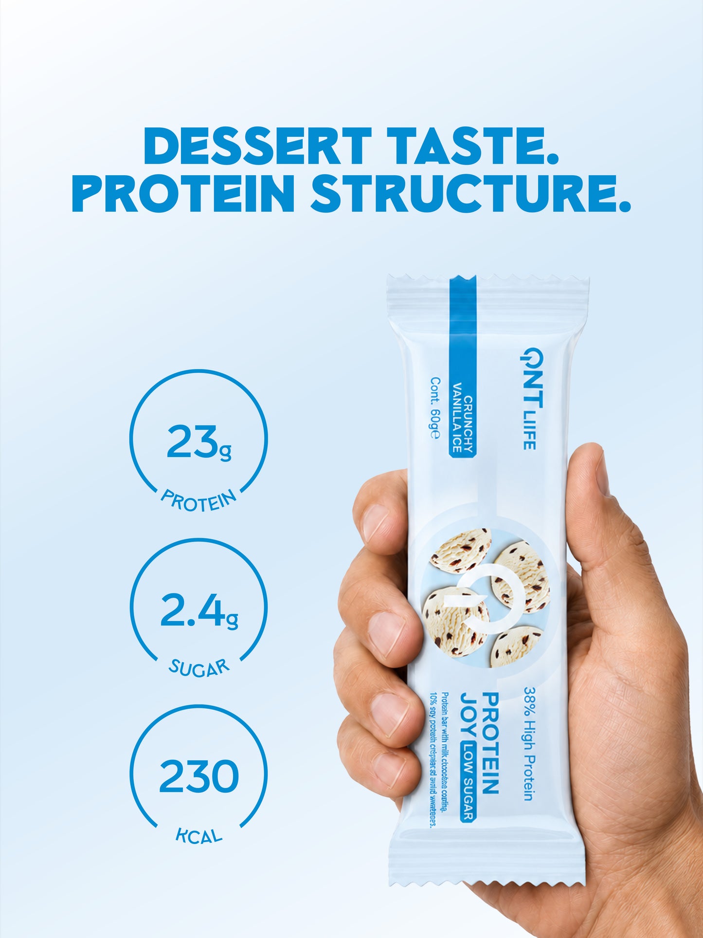 PROT JOY BAR 12X60g VANILLA ICE CREAM