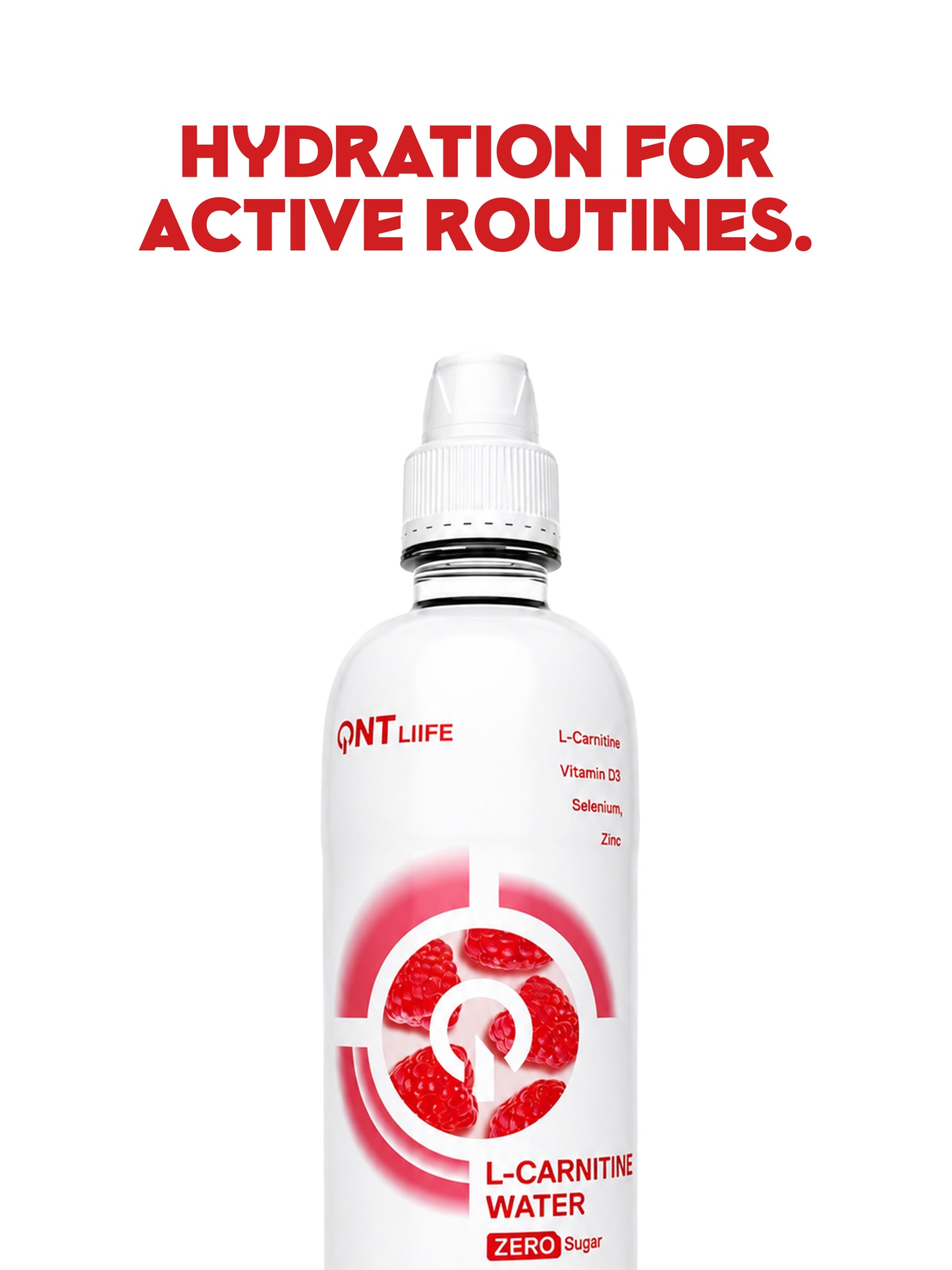 L-CARNITINE  WATER zero sugar 500ml RASPBERRY  snk