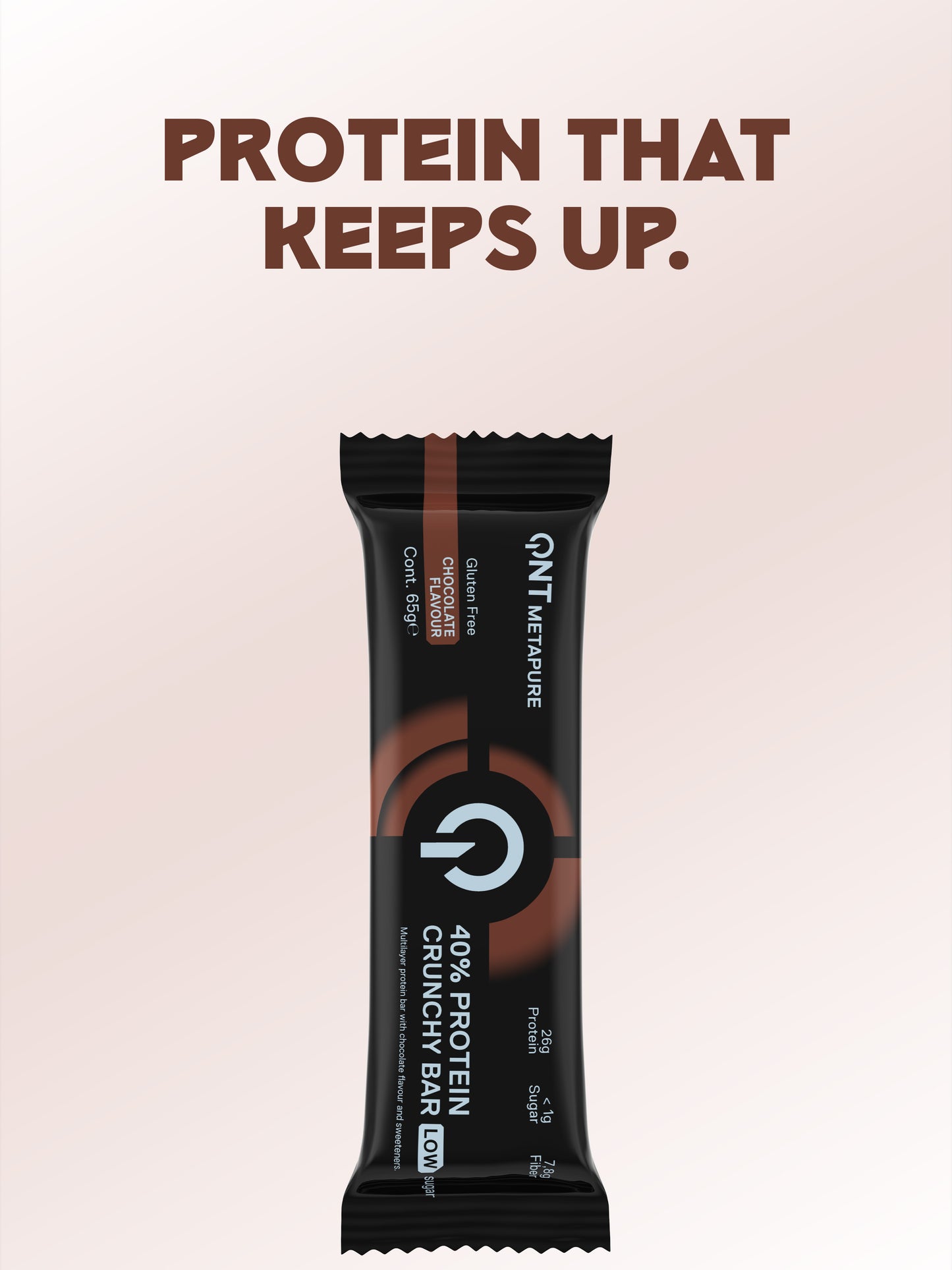 40% Protein Crunchy Bar (Chocolate flavor) 12x65g