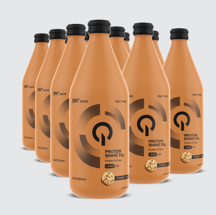 Protein Shake Glass Bottle | 12 x 500 ml