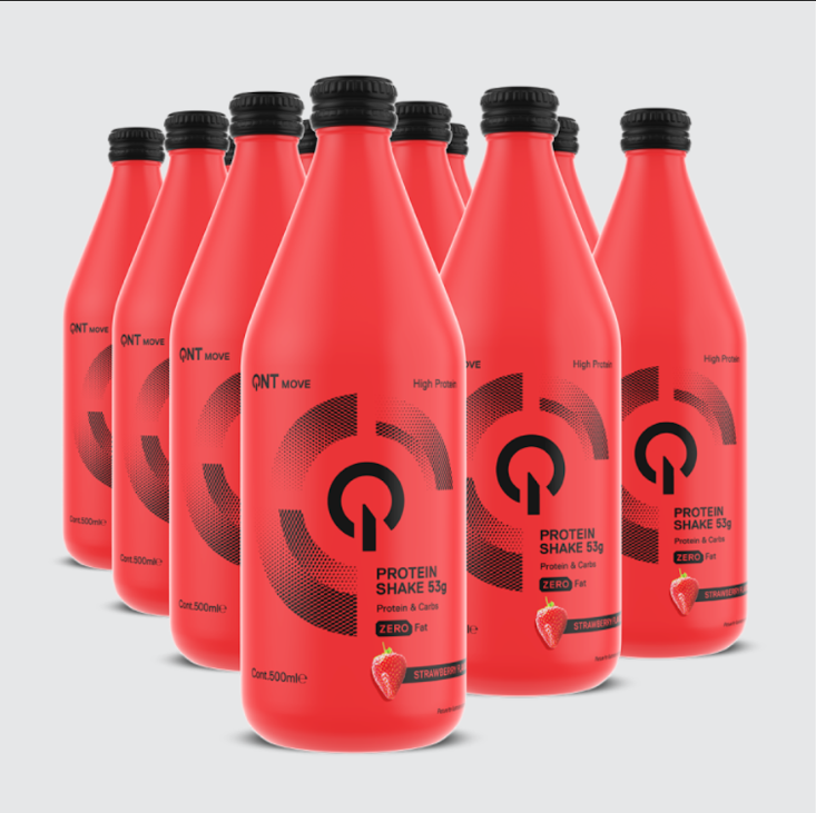 Protein Shake Glass Bottle | 12 x 500 ml