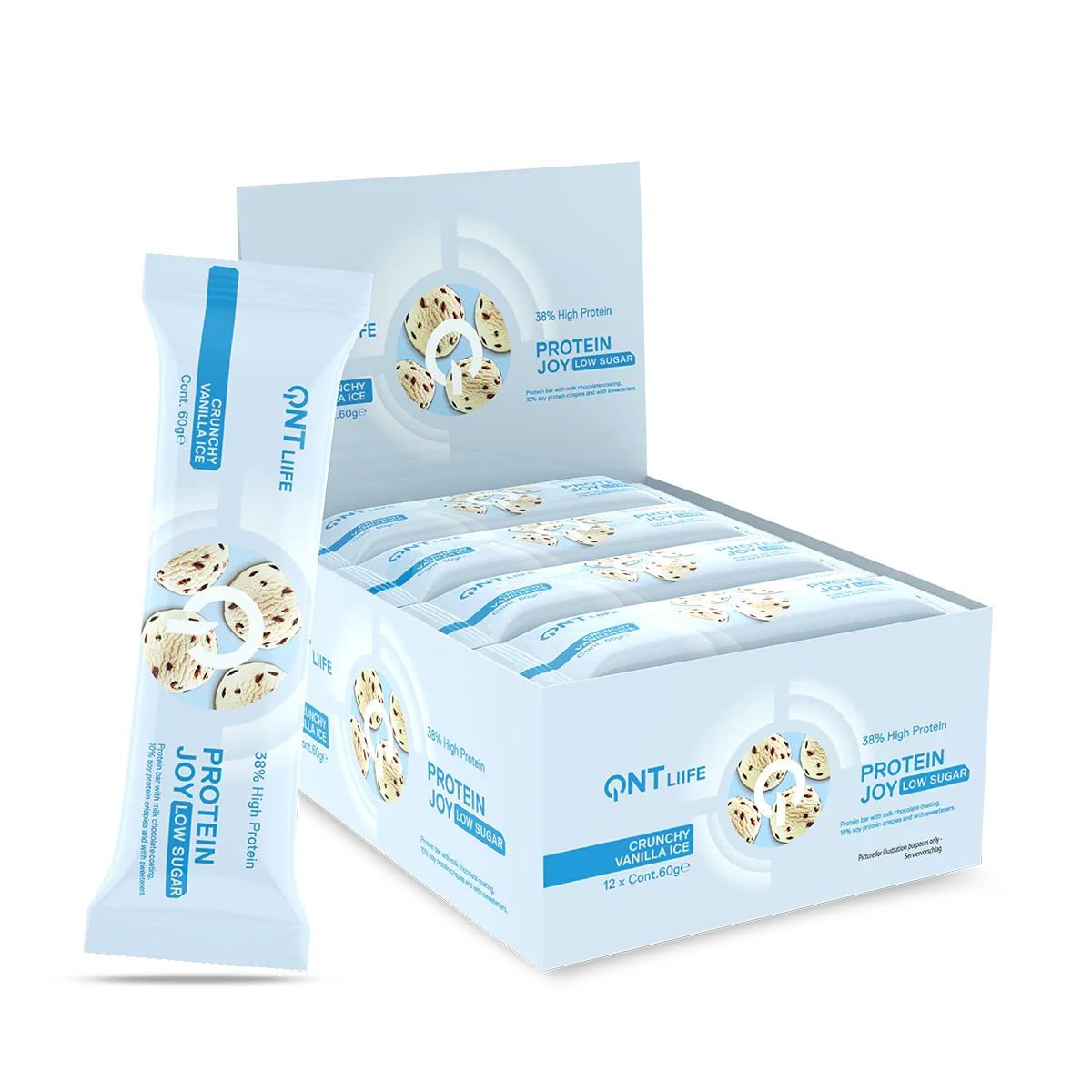 PROT JOY BAR 12X60g VANILLA ICE CREAM