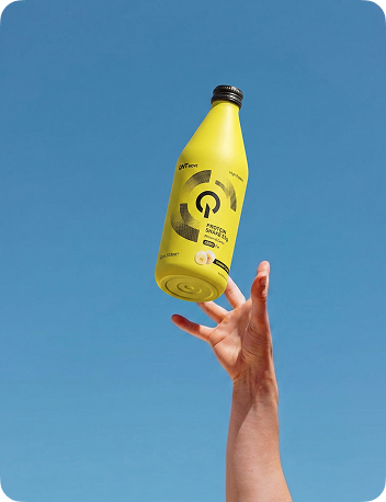 Protein Shake Glass Bottle | 12 x 500 ml