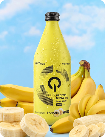 Protein Shake Glass Bottle | 12 x 500 ml